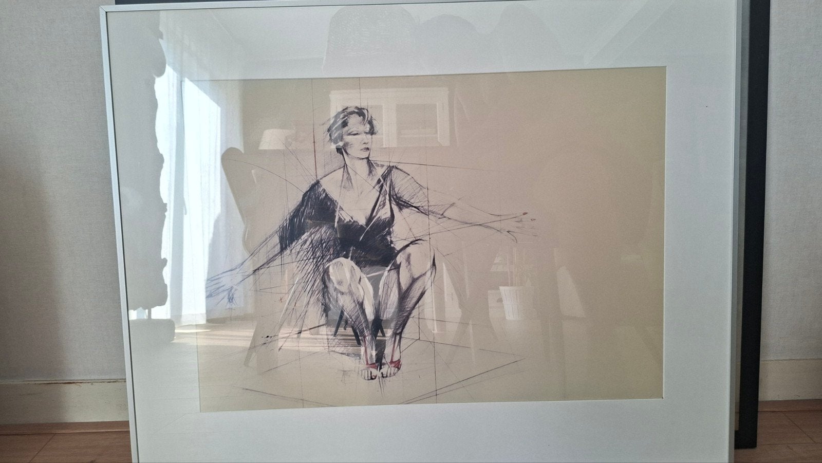Steven scheffer,  verzameling uit erfenis .1 koop, Antiek en Kunst, Kunst | Tekeningen en Foto's, Achter glas, Zeefdruk, Overige technieken