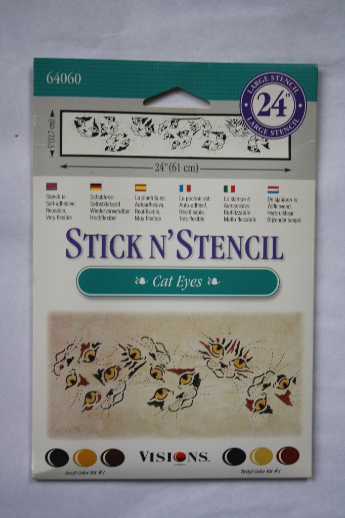 Stick N' Stencil Cat Eyes 64060, Verzenden, Nieuw, Overige typen