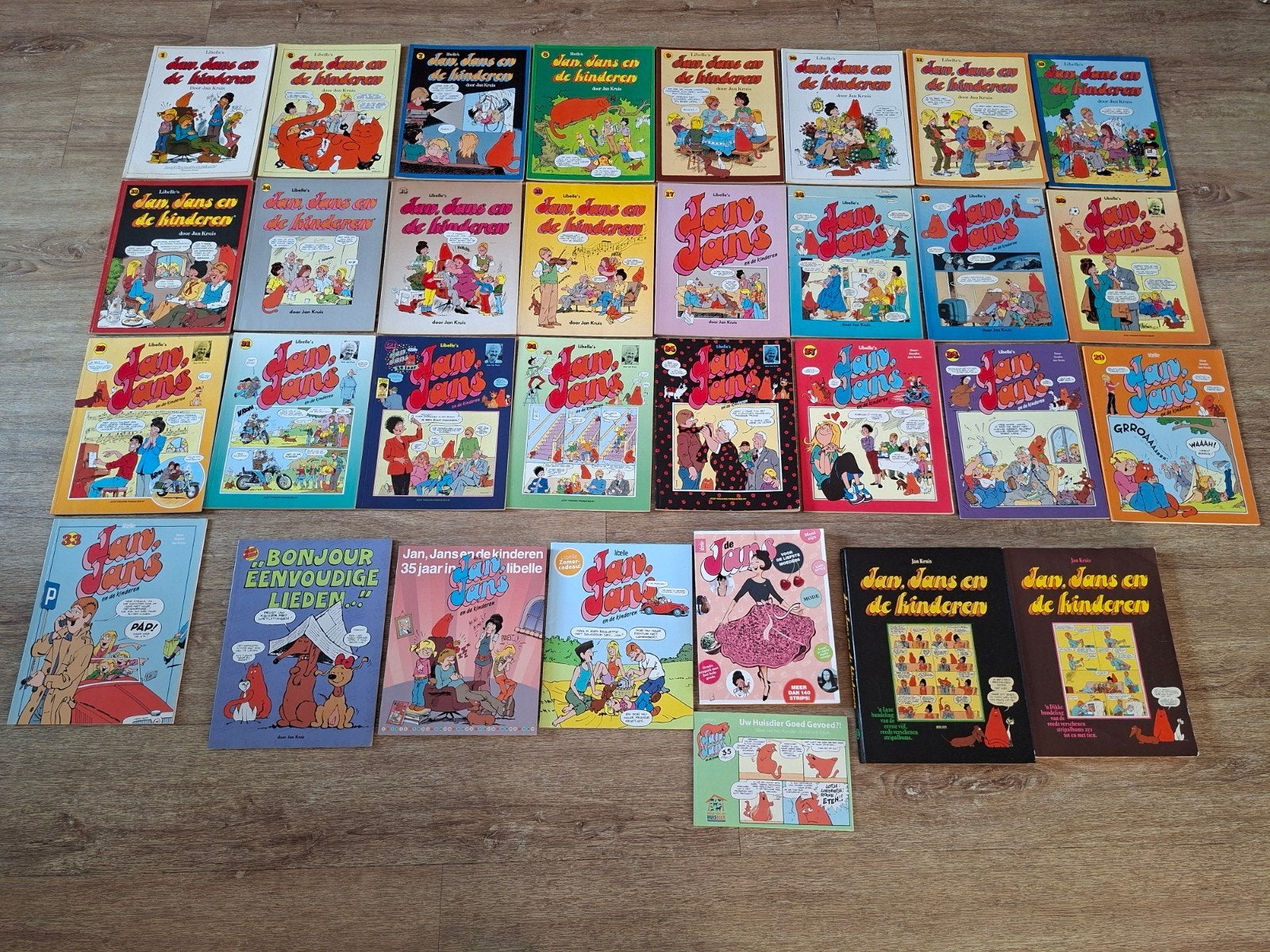 Jan Jans en de kinderen stripalbums, Meerdere stripboeken, Verzenden, Zo goed als nieuw