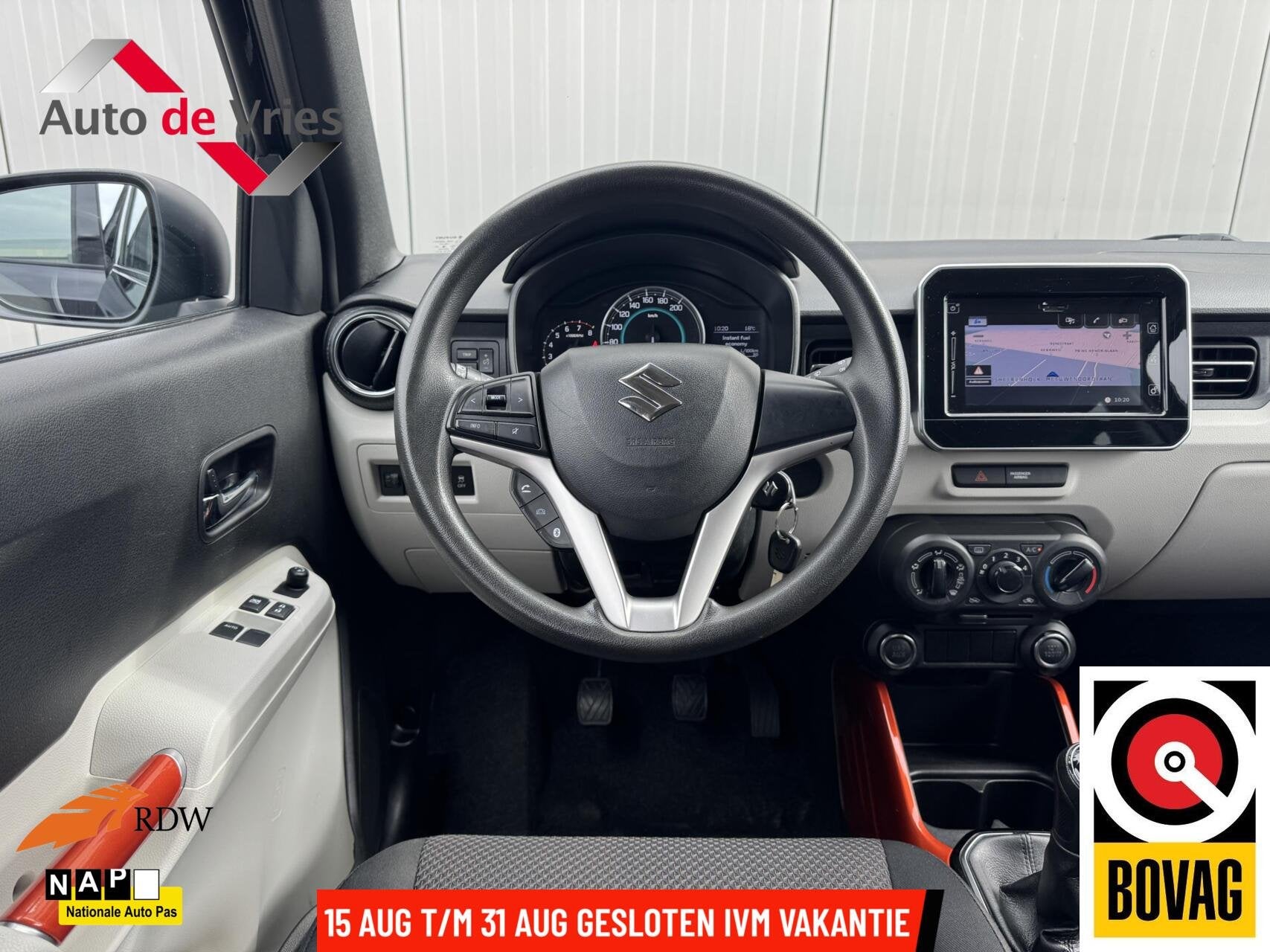 Suzuki Ignis 1.2 Business Edition|Navi|Trekhaak|NL-Auto, Auto's, Suzuki, Voorwielaandrijving, Stof, Gebruikt, 4 cilinders