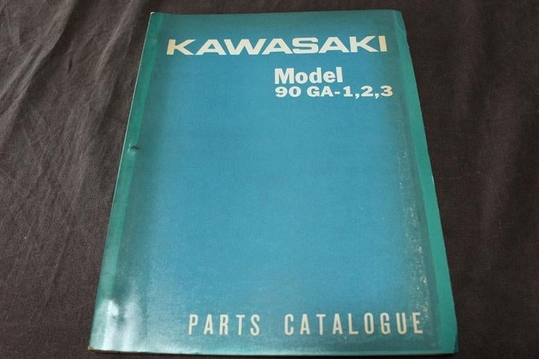 Kawasaki 90 GA 1,2,3 1969 / 1970 motorcycle parts catalogue, Ophalen of Verzenden, Kawasaki