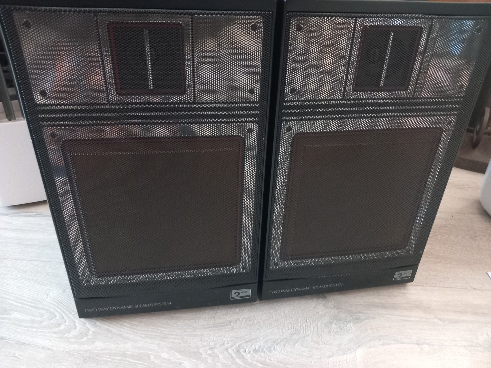 Vintage 2-way dynamic speakersystem jaren 80., Ophalen of Verzenden