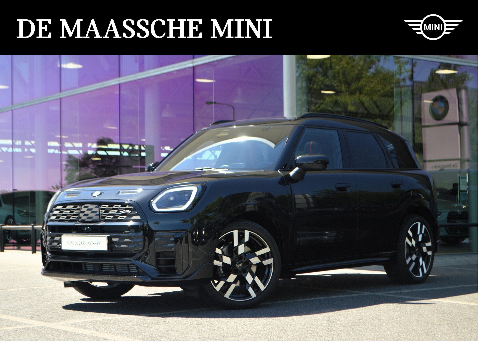 MINI Countryman S ALL4 Automaat / John Cooper Works / Pakket, Auto's, 1998 cc, 15 km/l, Leder en Stof, Zwart