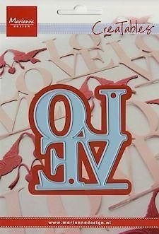 Creatables "love" Marianne design, Ophalen of Verzenden, Nieuw, Fantasie, Pons of Mal