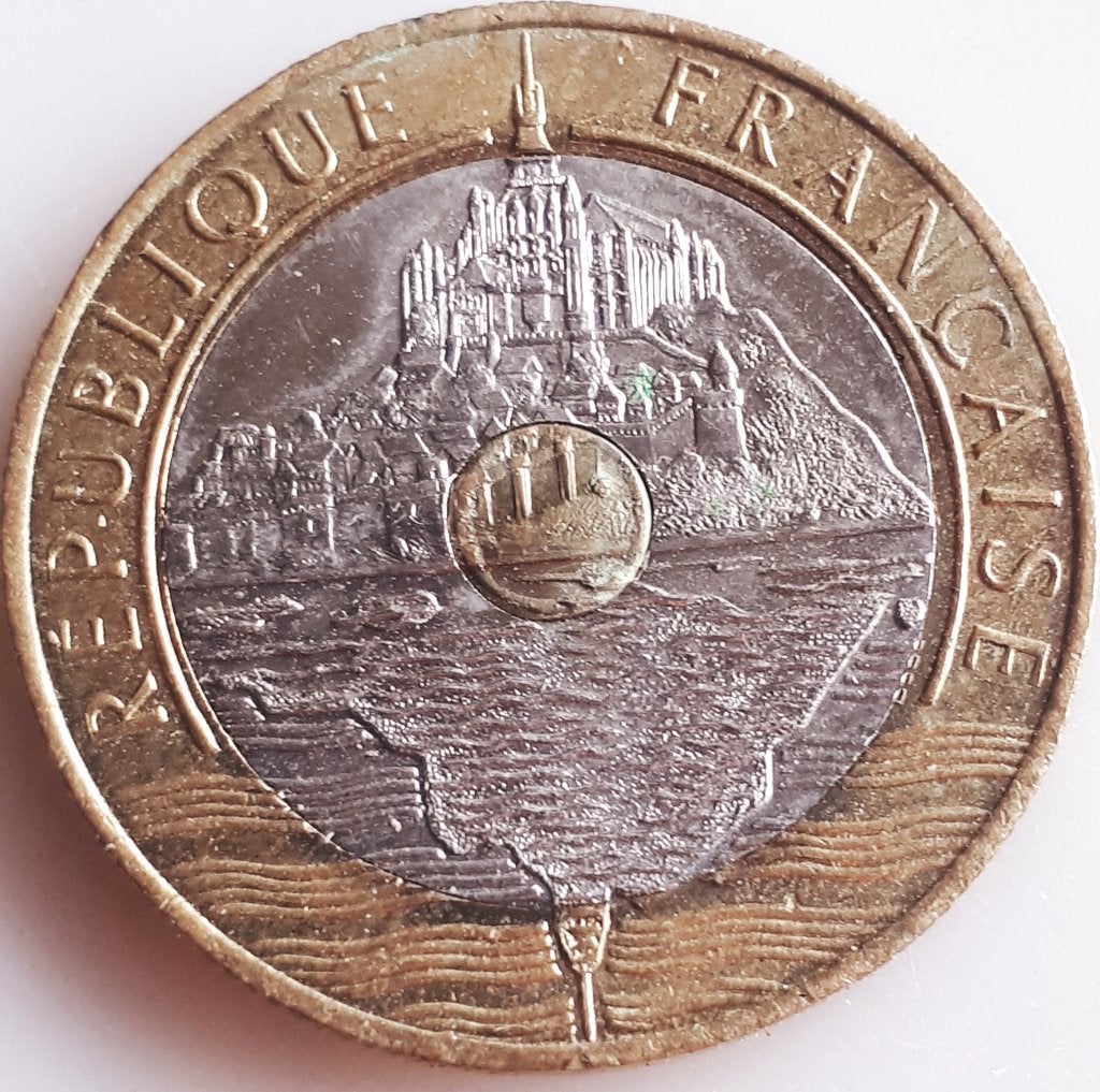 FRANCE: 20 FRANCS 1992 >Mont St.MICHEL KM 1008.1 UNC, Ophalen of Verzenden, Frankrijk