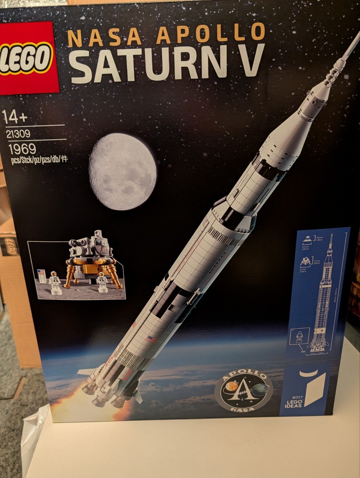 Lego 21309 Apollo Saturn v, Ophalen of Verzenden, Nieuw