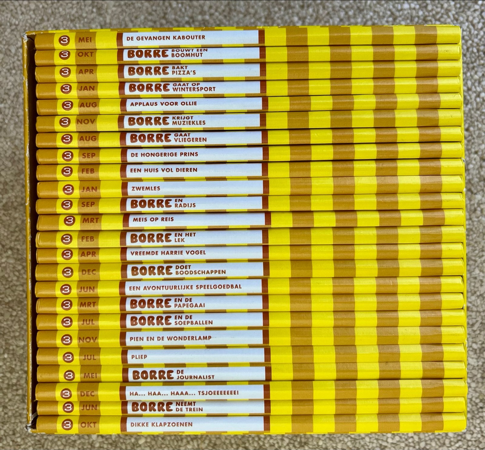 Borre Leesclub De Gestreepte Boekjes - Complete Set groep 3, Boeken, Ophalen of Verzenden, Fictie algemeen