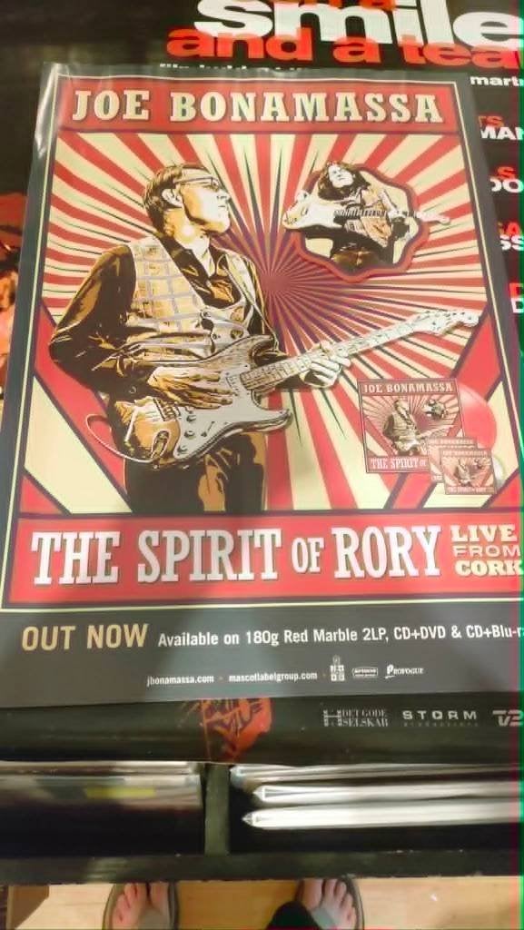 Joe Bonamasse  The Spirit of Rory, Rechthoekig Staand, Nieuw, Ophalen of Verzenden, A1 t/m A3