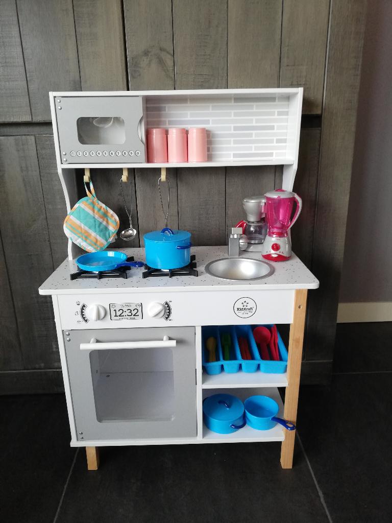 Speelgoed keuken Kidkraft met toebehoren, Ophalen, Gebruikt, Hout, Speelkeuken