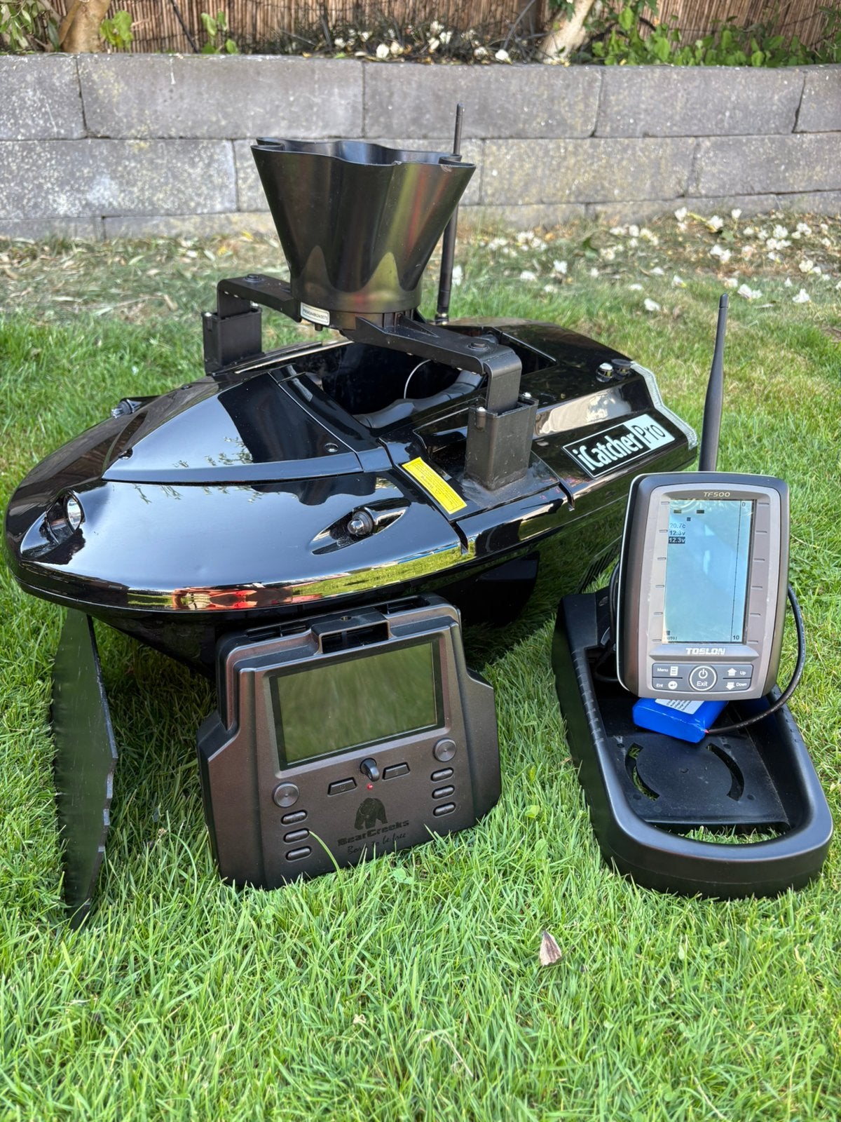 Ipilot40 voerboot. Autopilot/gps/baitspreader/toslon tf500, Watersport en Boten, Hengelsport | Karpervissen, Ophalen of Verzenden
