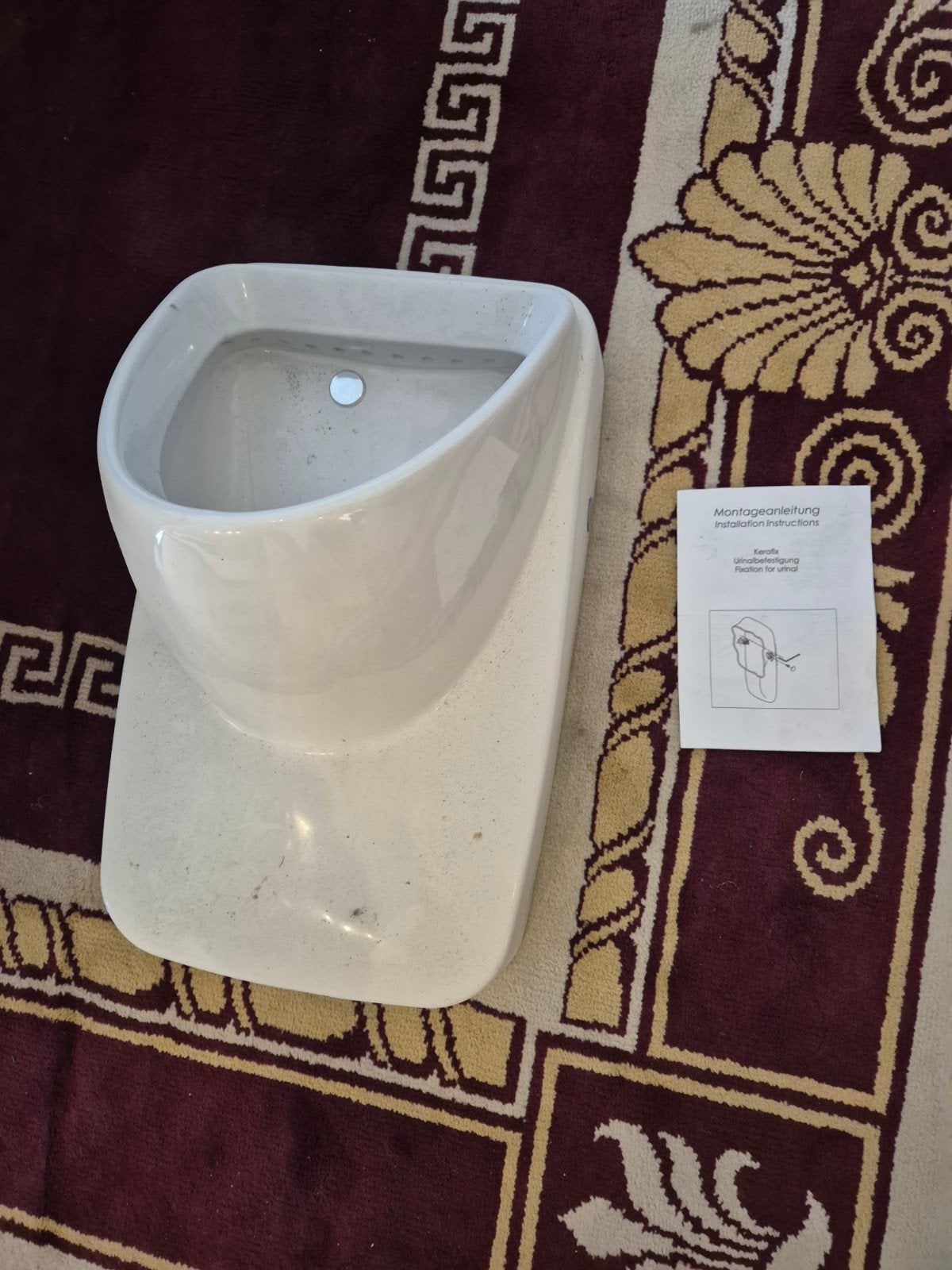 Sphinx URINAL Sph300 BACK INL. WHITE - Nieuw in doos, Ophalen, Nieuw, Toilet