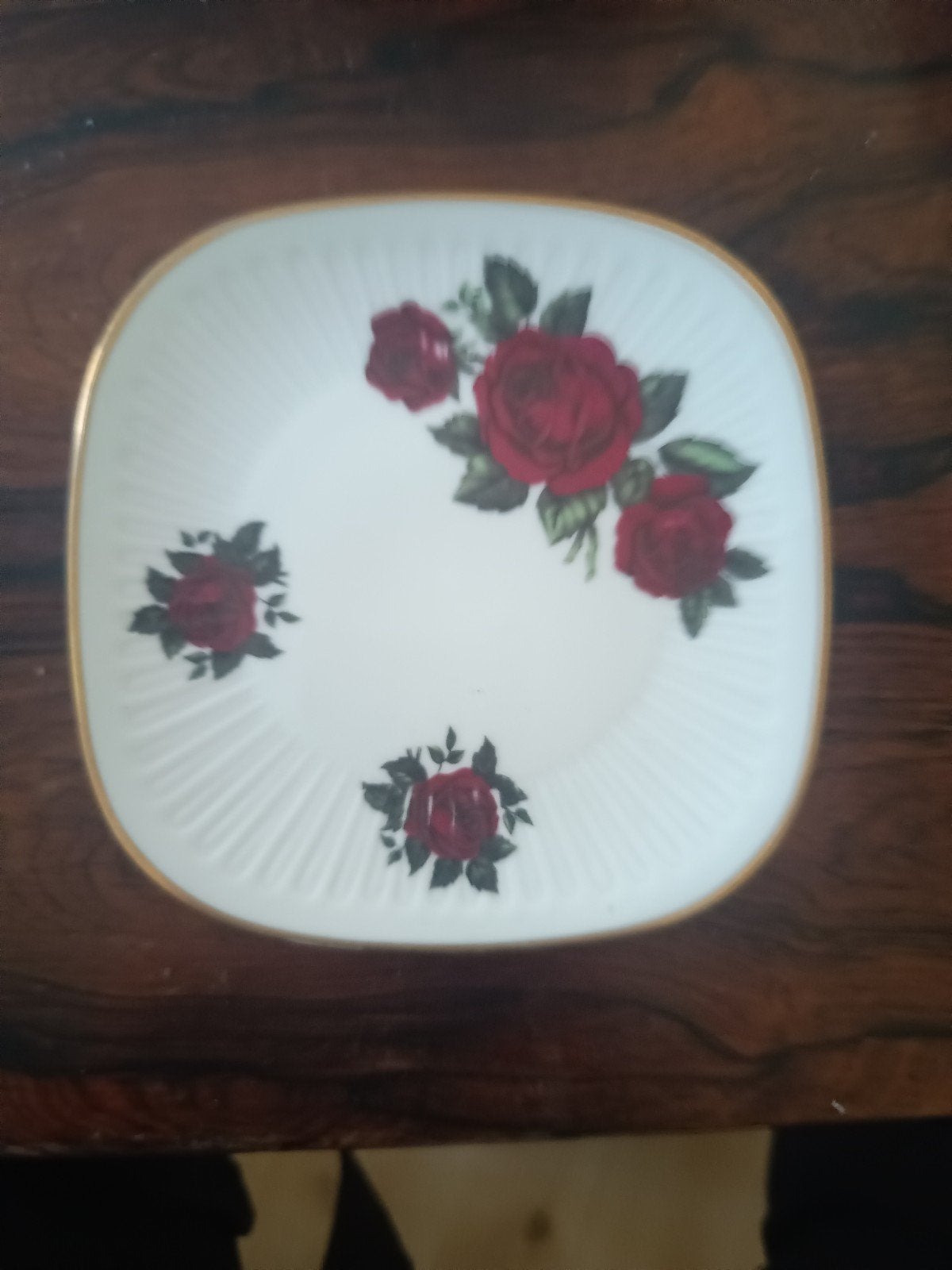 Schönwald Hartporzellan Gebakstel met Roosdecor, Ophalen