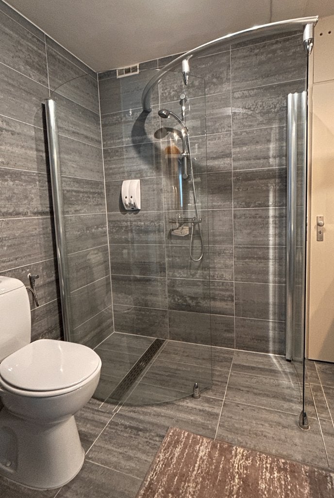 Novellini Glazen Douchewand, King Walk-in inloopdouche, Ophalen, Gebruikt, Glas, Douche