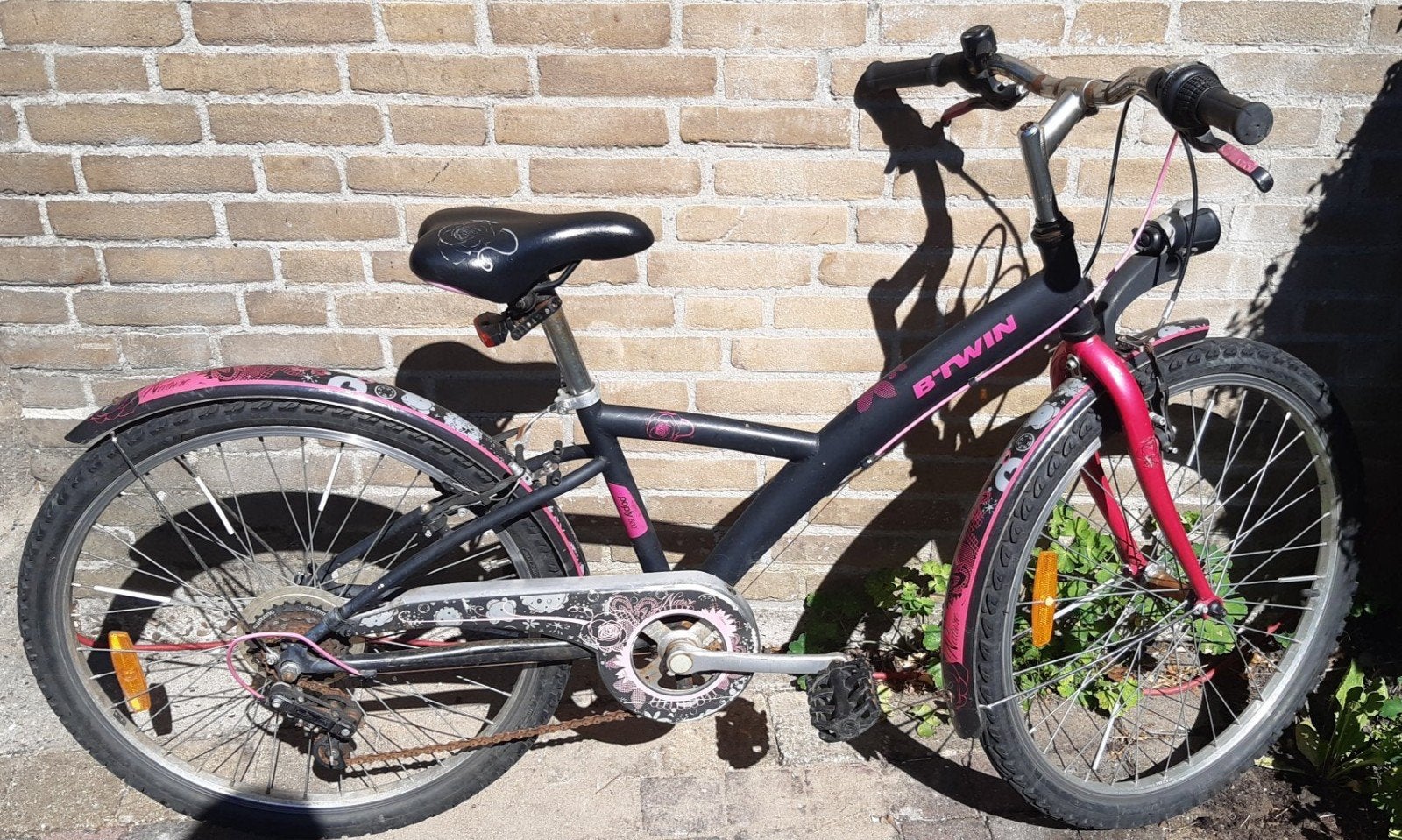 Meisjesfiets Fiets Btwin Poply 500 (24 inch), Ophalen