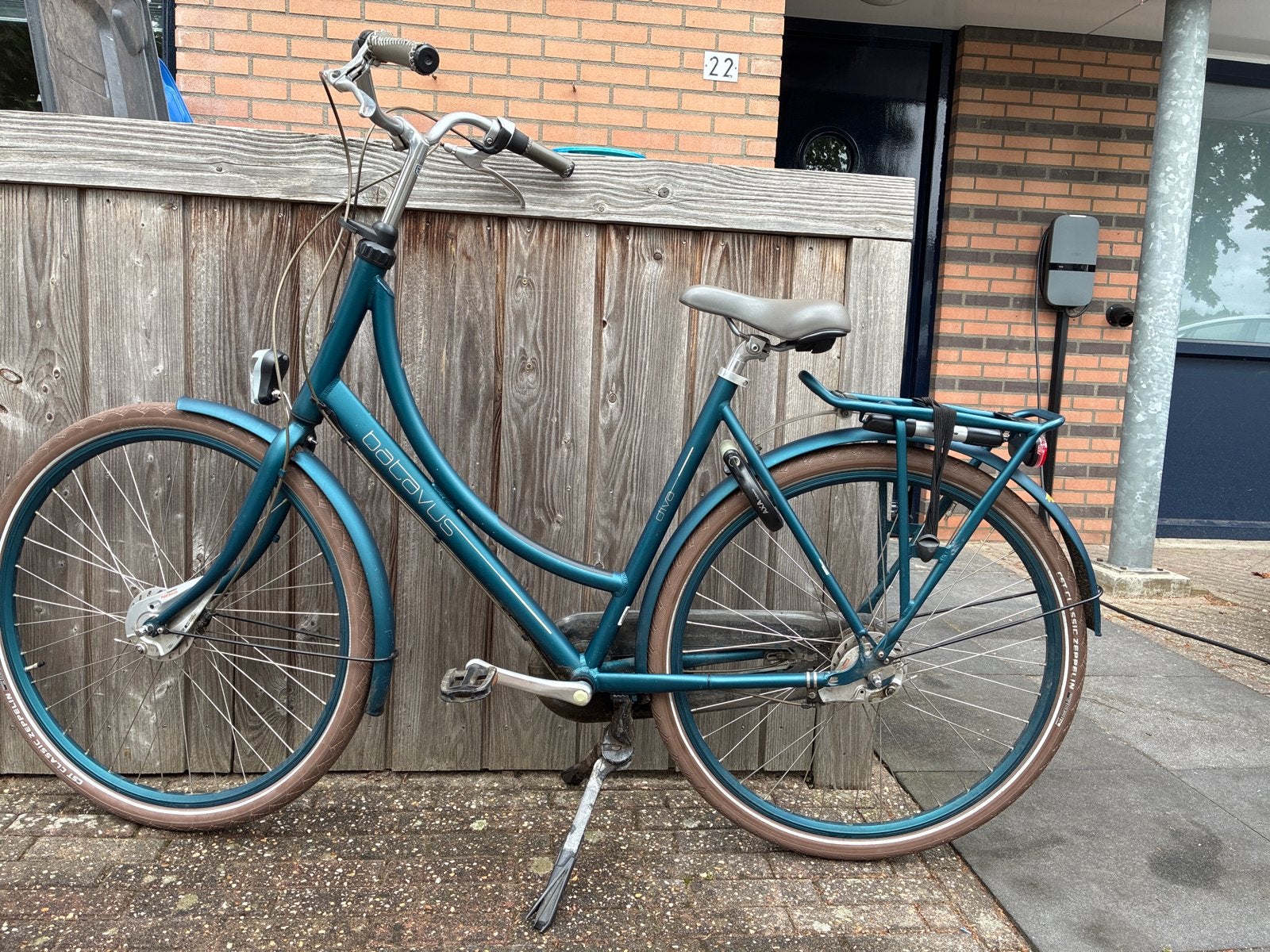 Batavus Diva Damesfiets - Gebruikt, Ophalen, Batavus, Trommelrem, 53 tot 56 cm