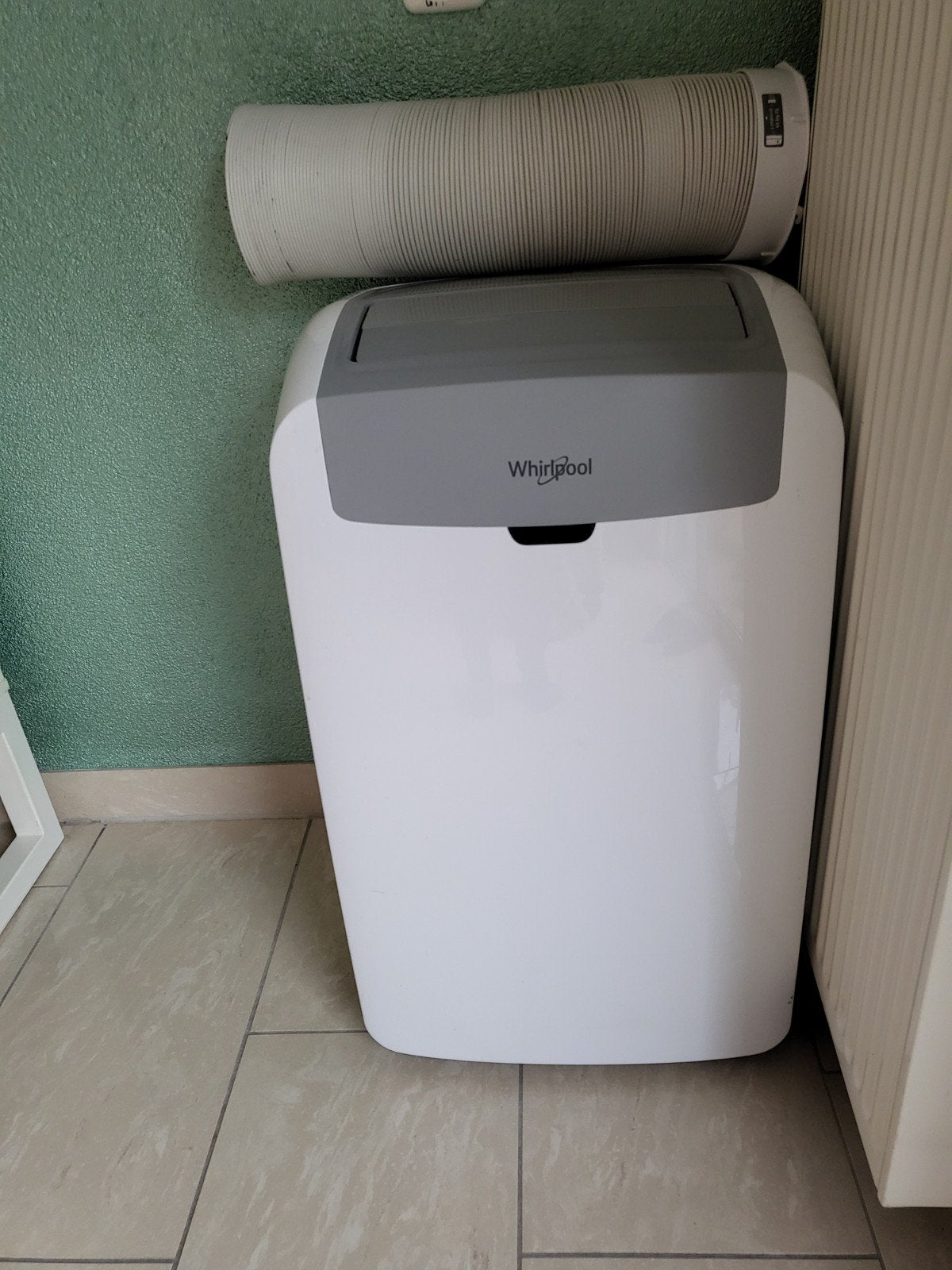 whirlpool airco, Ophalen, Mobiele airco, Minder dan 60 m³, 3 snelheden of meer