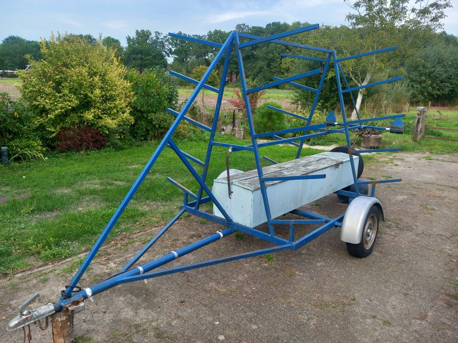 kano/ steiger aanhanger, Ophalen