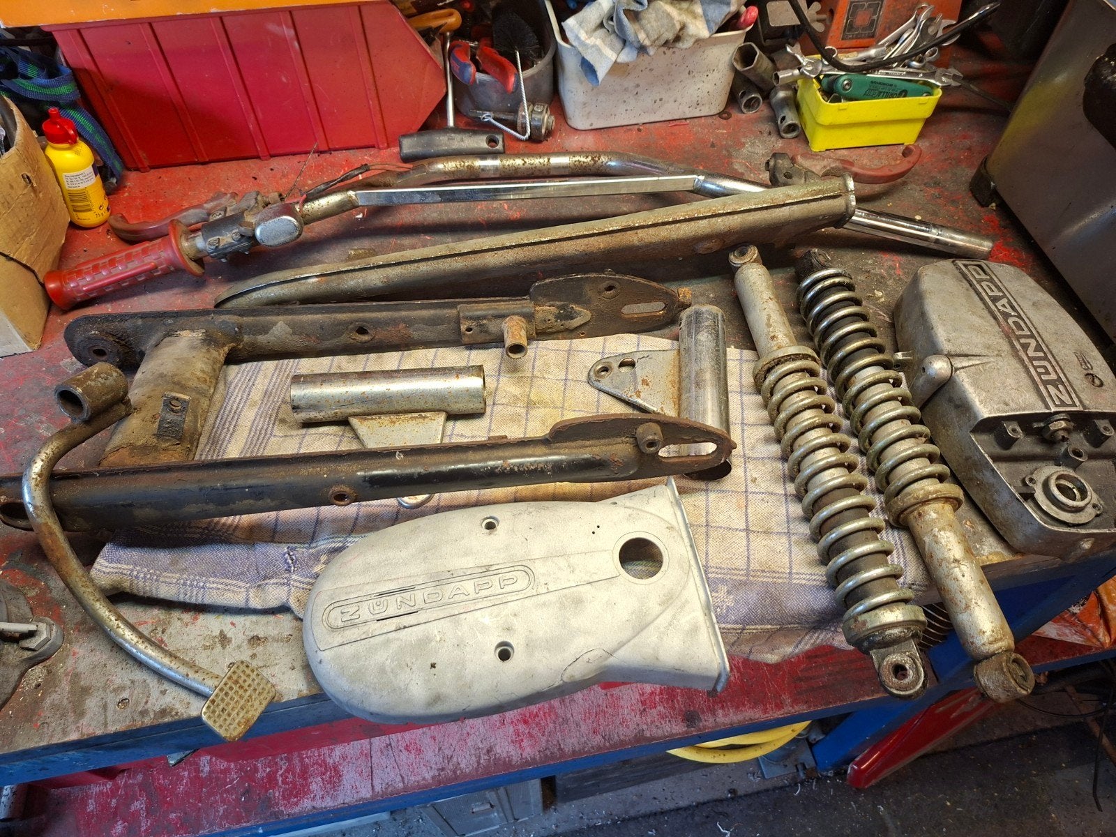 gebruikte zundapp spullen., Ophalen of Verzenden, Gebruikt, Frame
