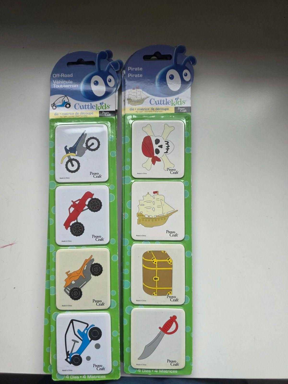 Cuttlekids Snijmallen Set: Off-Road Voertuigen & Piraten, Ophalen of Verzenden