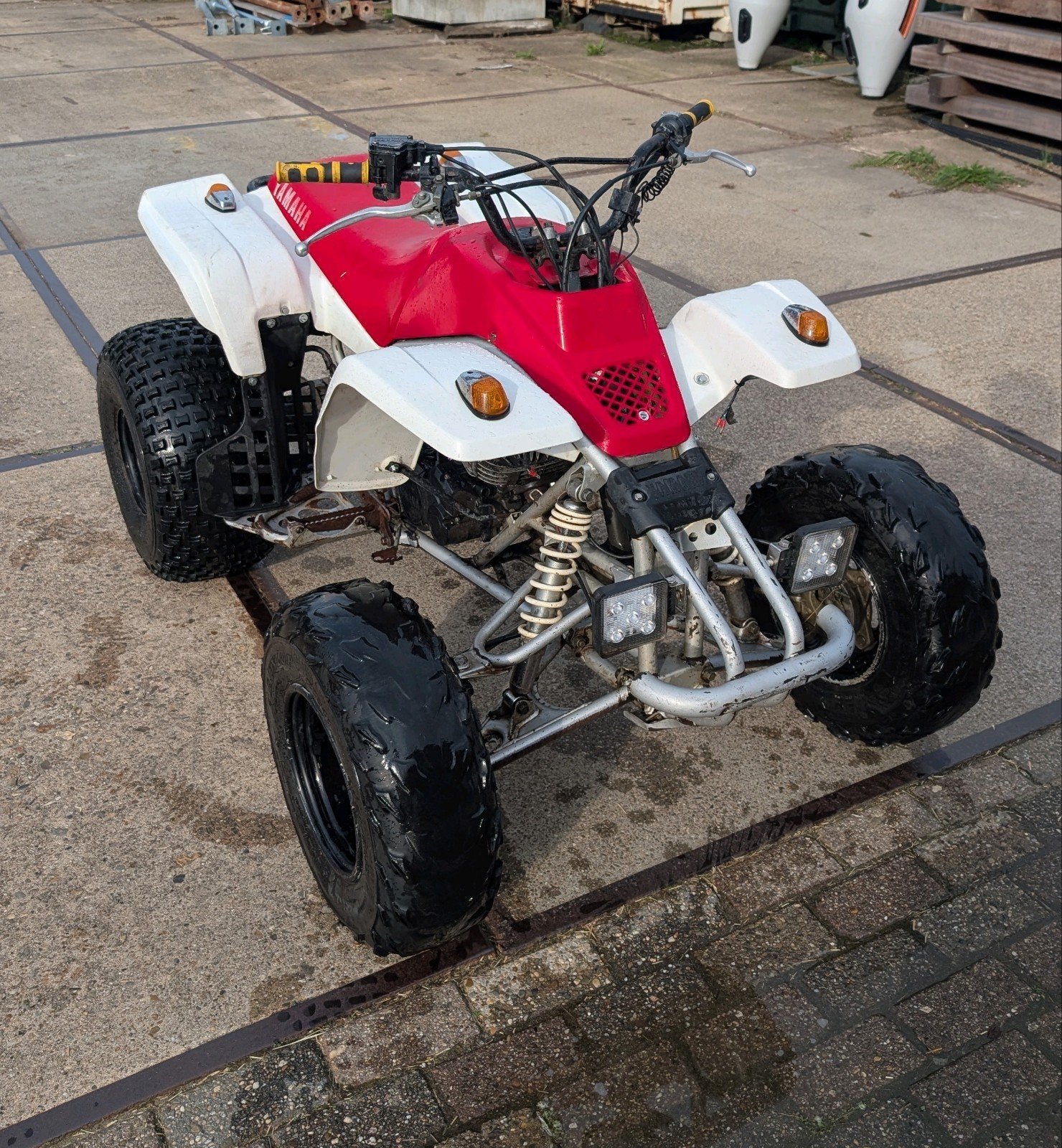 2002 Yamaha blaster, Ophalen, Gebruikt
