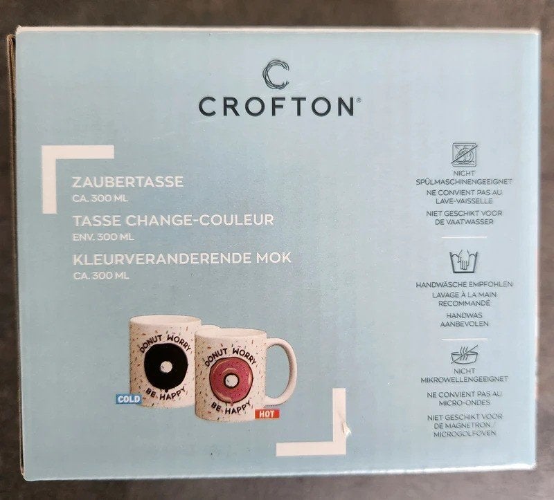 Nieuw Crofton kleurveranderende mok, Overige merken, Keramiek, Nieuw, Overige stijlen
