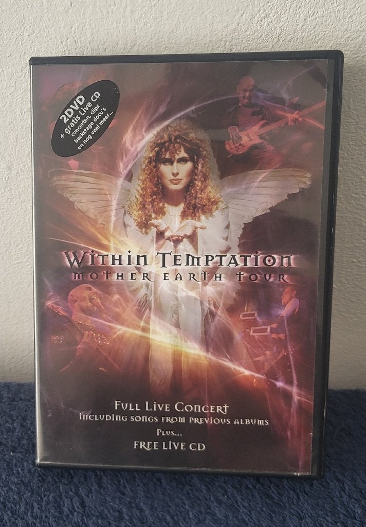 dubbel dvd + cd Within Temptation Mother Earth tour, Alle leeftijden, Verzenden, Zo goed als nieuw
