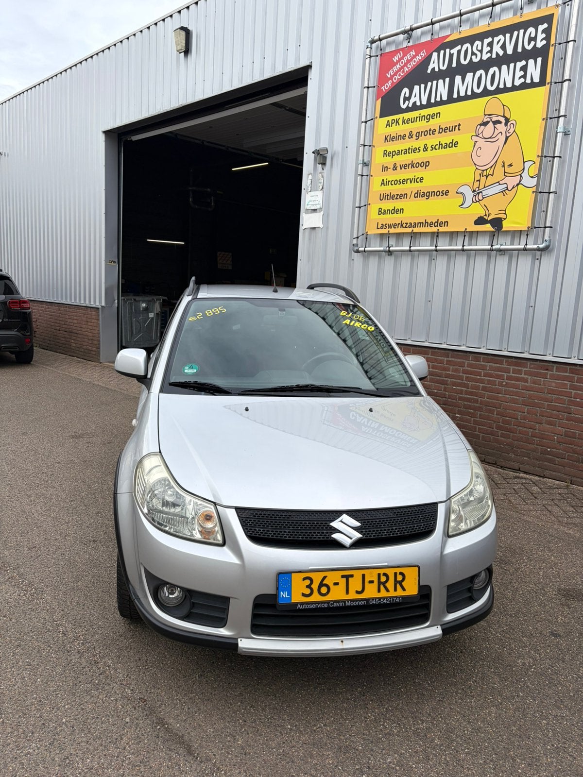Suzuki SX4 1.6 5D AWD 2006 Grijs, Auto's, Suzuki, Bedrijf, SX4, 4x4, ABS, Airbags, Airconditioning, Alarm, Boordcomputer, Centrale vergrendeling