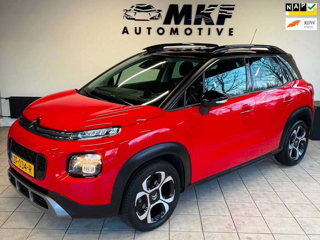 Citroen C3 Aircross 1.2 PureTech S&S Shine 2019 ECC/KM NAP!, Auto's, Citroën, 840 kg, Gebruikt, Euro 6, 1199 cc