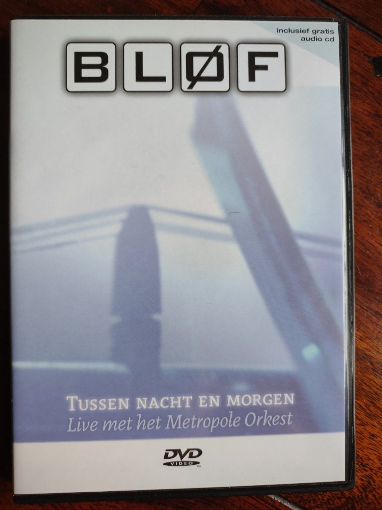 Originele Muziek DVD - Bløf - Tussen nacht en morgen, Alle leeftijden, Ophalen of Verzenden, Zo goed als nieuw, Concert