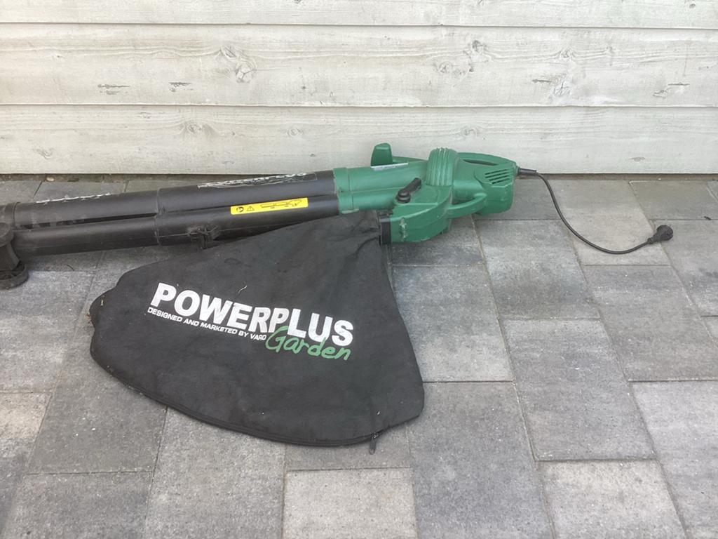 Powerplus Garden Bladblazer 3000W met zuig- en versnipperfun, Tuin en Terras, Ophalen, Gebruikt, Handgedragen, Met opvangzak