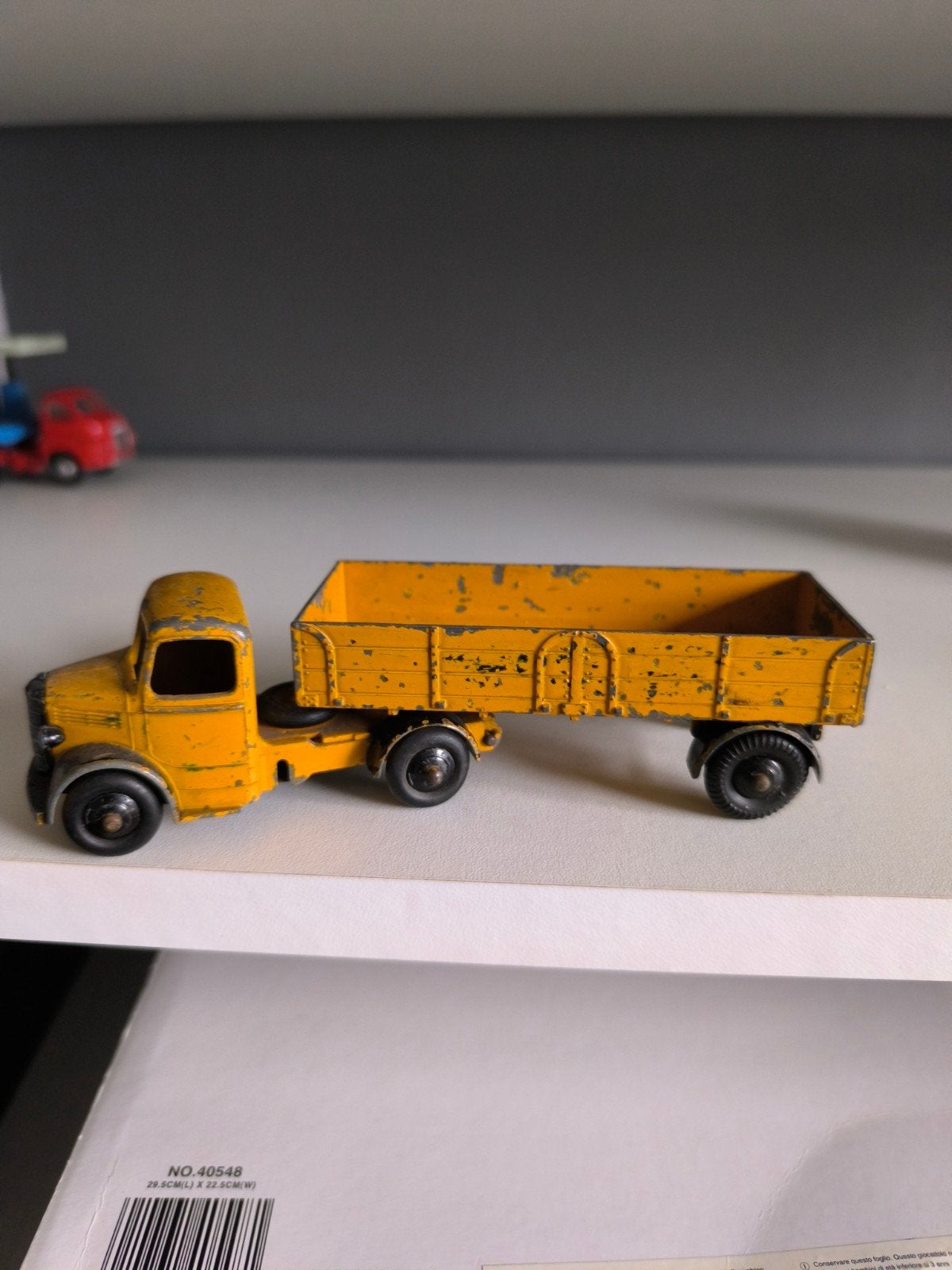 Vintage Dinky Supertoys Bedford Vrachtwagen Geel, Hobby en Vrije tijd, Ophalen of Verzenden, Gebruikt, Bus of Vrachtwagen, Dinky Toys