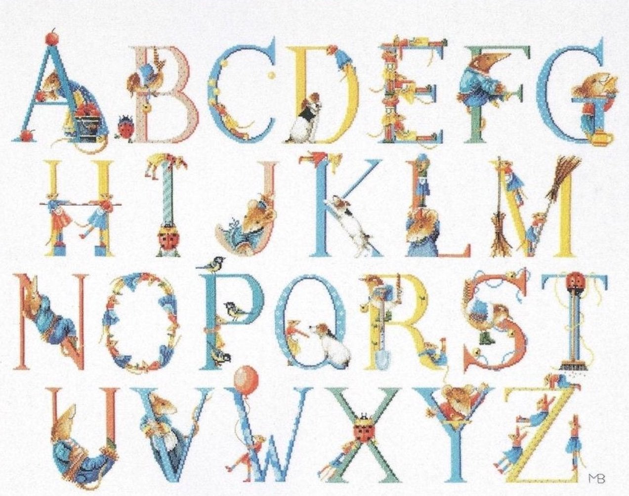 Vera de Muis  ABC, Hobby en Vrije tijd, Ophalen, Patroon