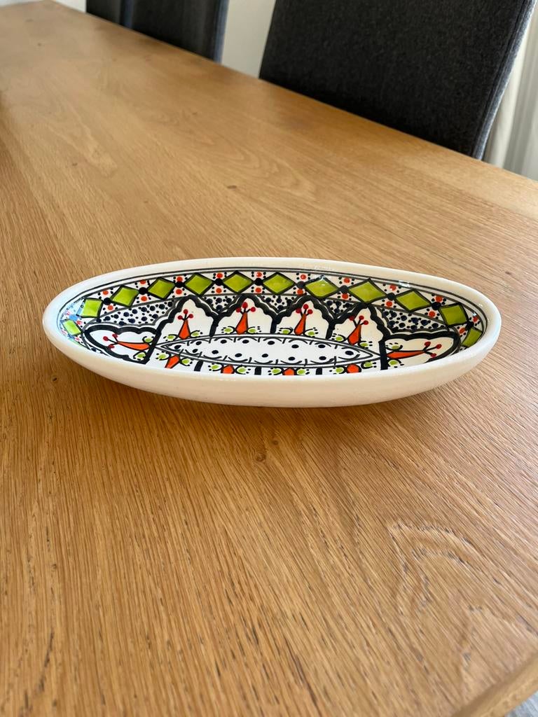 Mooie, als nieuwe vintage decoratie schaal/ serveerschaal, Ophalen of Verzenden