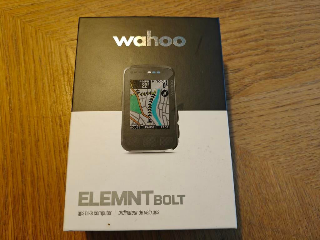 Wahoo Elemnt Bolt V2 fietscomputer navigatie, Ophalen of Verzenden, Draadloos, Zo goed als nieuw