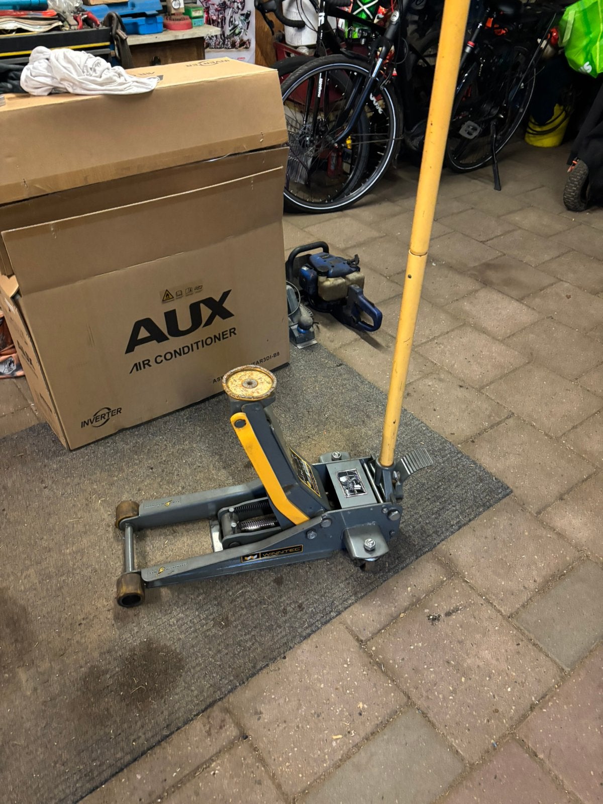 Garage krik, Ophalen, Zo goed als nieuw, Hydraulisch, Garagekrik