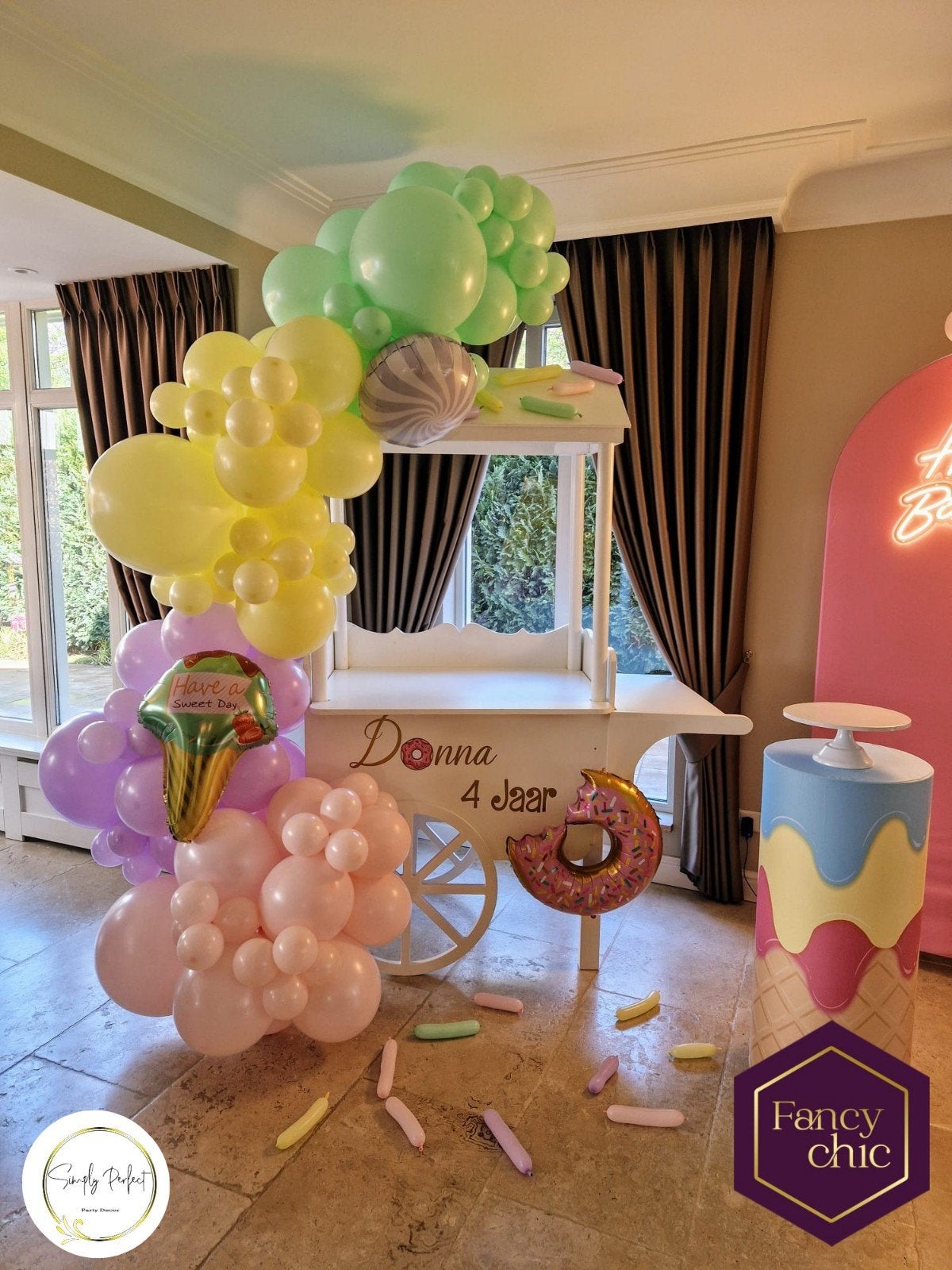 Snoepkar candycart candycar snoepwinkel serveerwagen, Ophalen, Nieuw, Overige