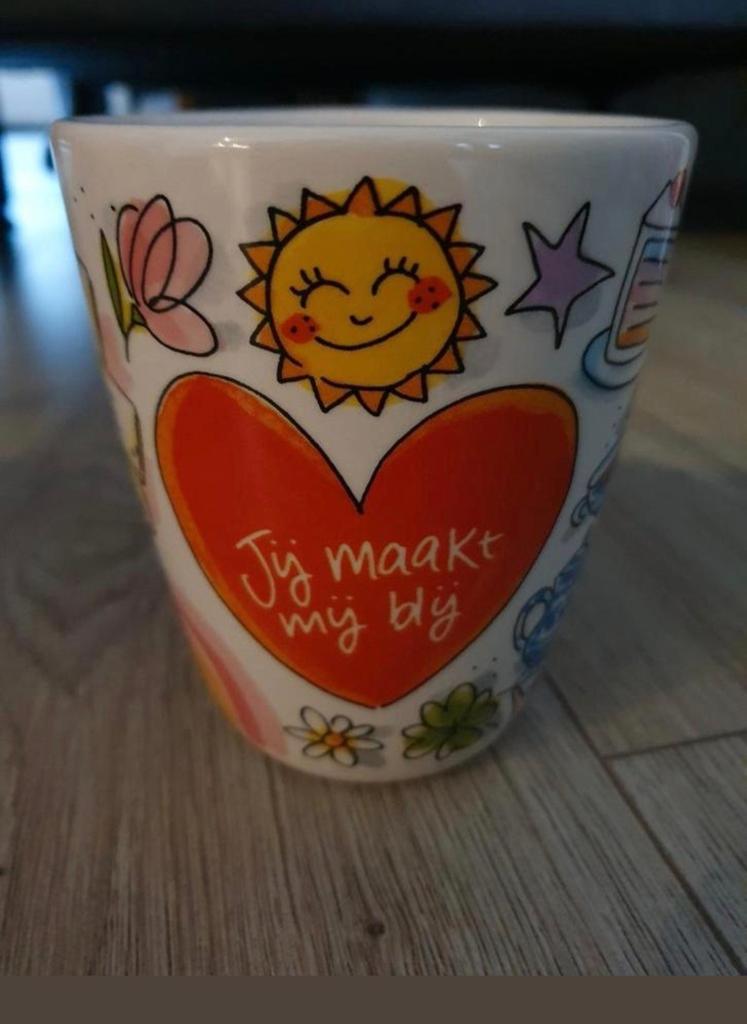 Blond Amsterdam Blij Mok - Nieuw met label, Blond Amsterdam, Overige typen, Nieuw, Ophalen of Verzenden