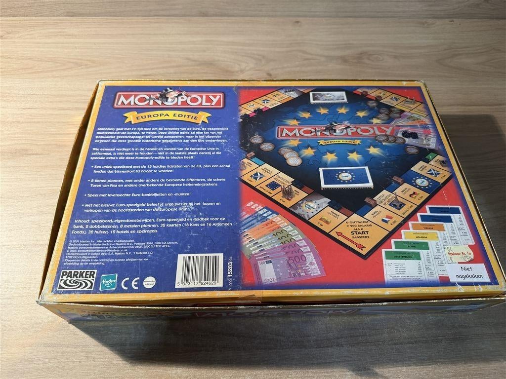 Monopoly europa editie - s6722, Verzenden, Zo goed als nieuw