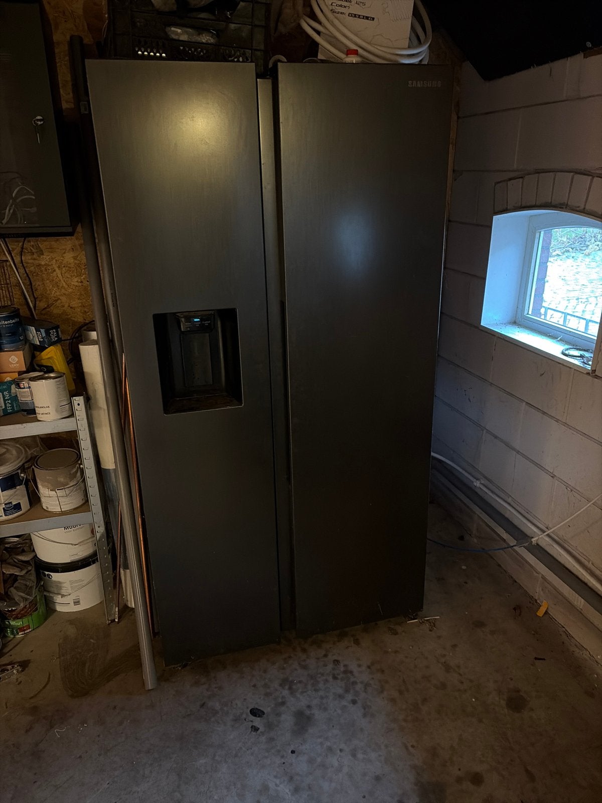 Samsung Amerikaanse Koelkast met IJsblokjesmaker, Ophalen, Gebruikt, 200 liter of meer, 60 cm of meer
