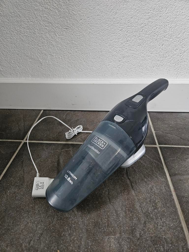 Black+Decker Dustbuster Kruimeldief 10.8Wh Lithium, Ophalen of Verzenden, Gebruikt, Reservoir, Kruimeldief