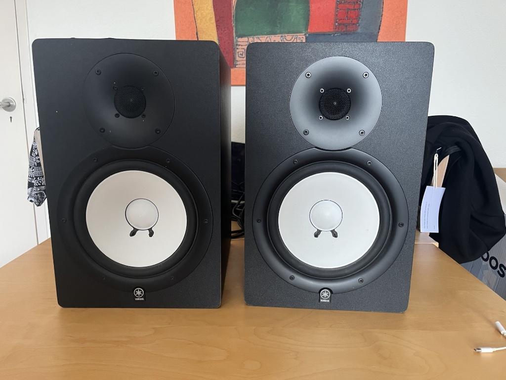 Yamaha HS80M Studiomonitor, Audio, Tv en Foto, Luidsprekers, Gebruikt, Minder dan 60 watt, Front, Rear of Stereo speakers, Ophalen
