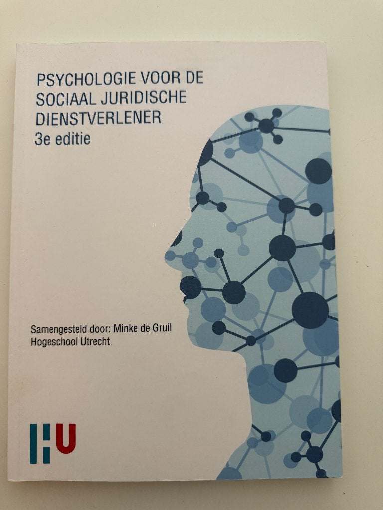 Psychologie voor de sociaal juridische dienstverlener, Pearson, Zo goed als nieuw, Beta, HBO