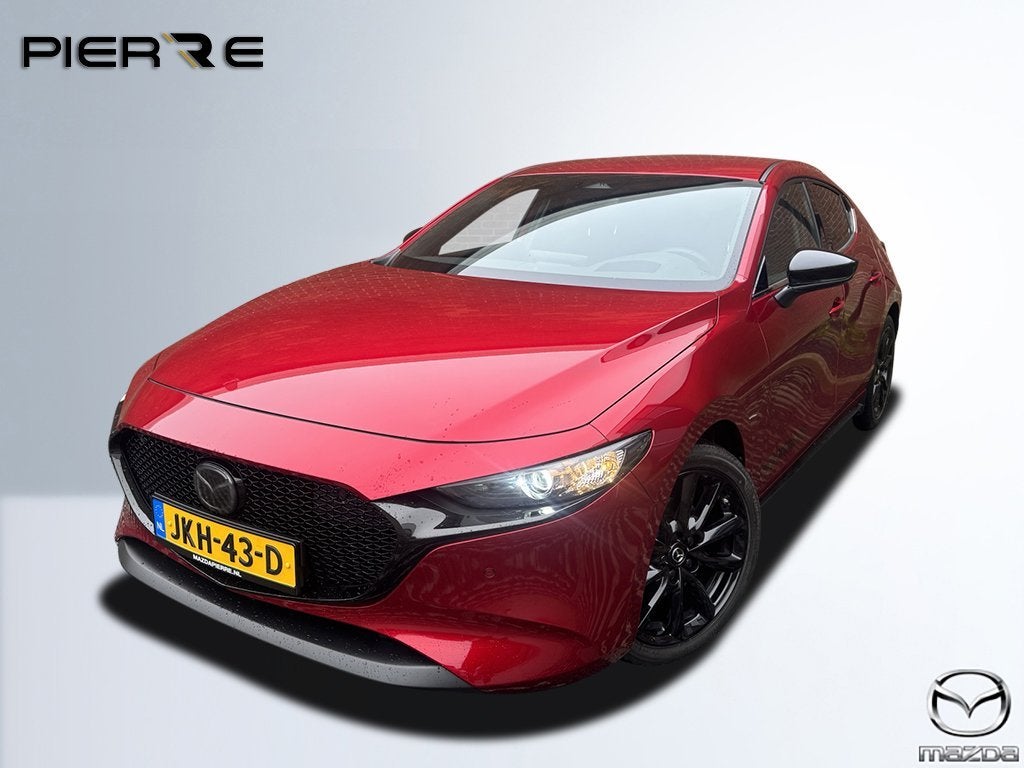 Mazda 3 2.5 e-SkyActiv-G M Hybrid 140 Homura | DEMO DEAL!, Auto's, Mazda, Voorwielaandrijving, Stof, Gebruikt, 4 cilinders