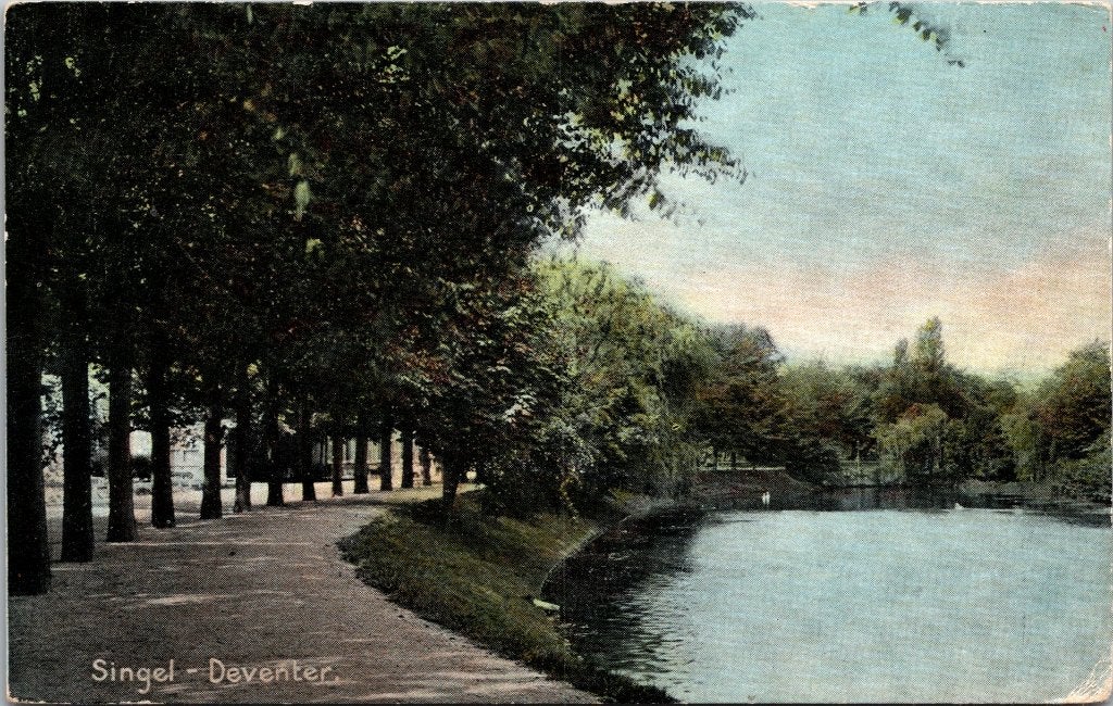 Deventer - 12 antieke ansichtkaarten, Verzamelen, Ansichtkaarten | Nederland, Gelopen, Overijssel, Voor 1920, Verzenden