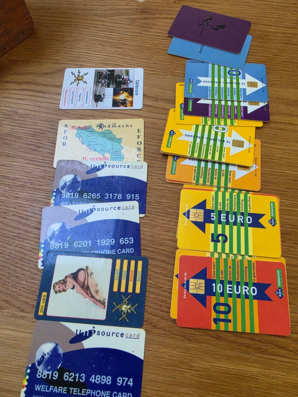 Lot telefoonkaarten: Welfare, Justitie, Defensie & meer, Verzamelen, Telefoonkaarten, Ophalen of Verzenden