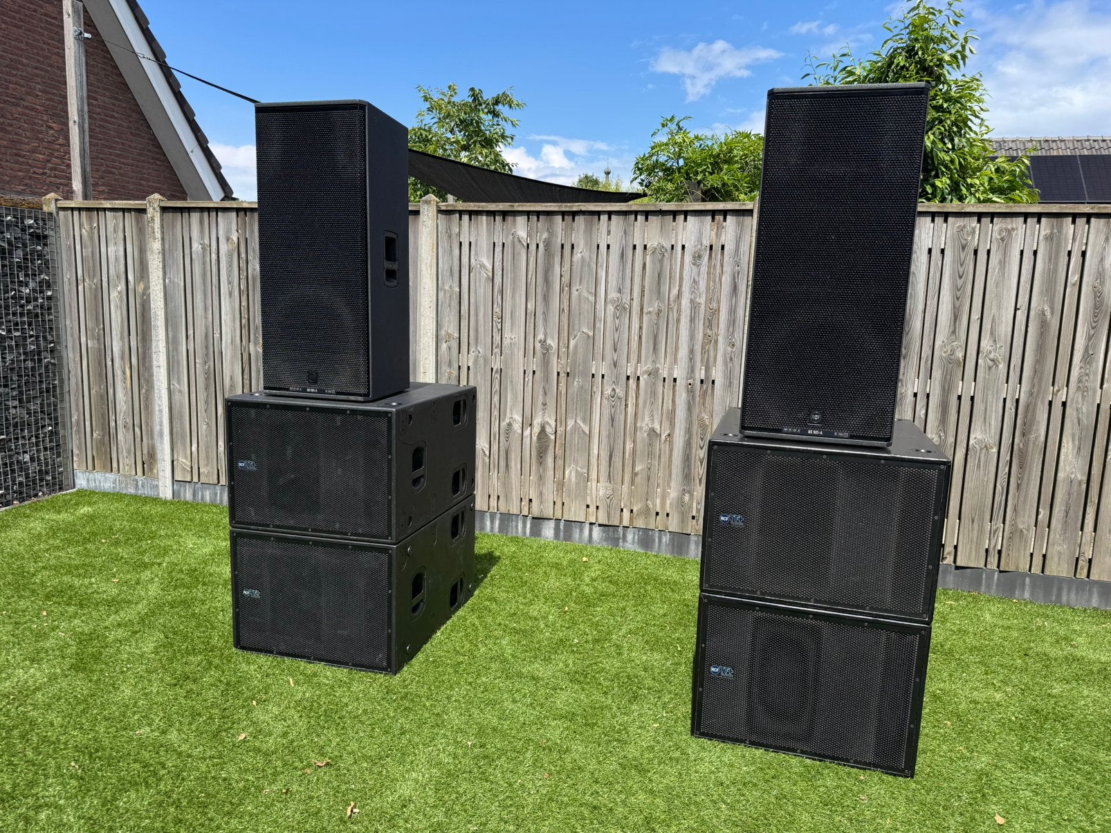 Rcf set tts18a subs + nx985A toppen, Muziek en Instrumenten, Ophalen, Zo goed als nieuw, 1000 watt of meer