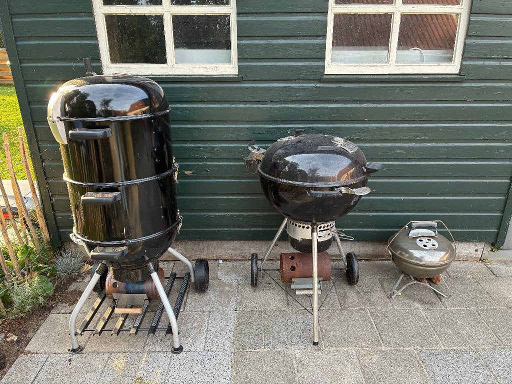 Rösle Smoker BBQ F50-S, Tuin en Terras, Houtskoolbarbecues, Ophalen, Zo goed als nieuw, Rösle, Met accessoires