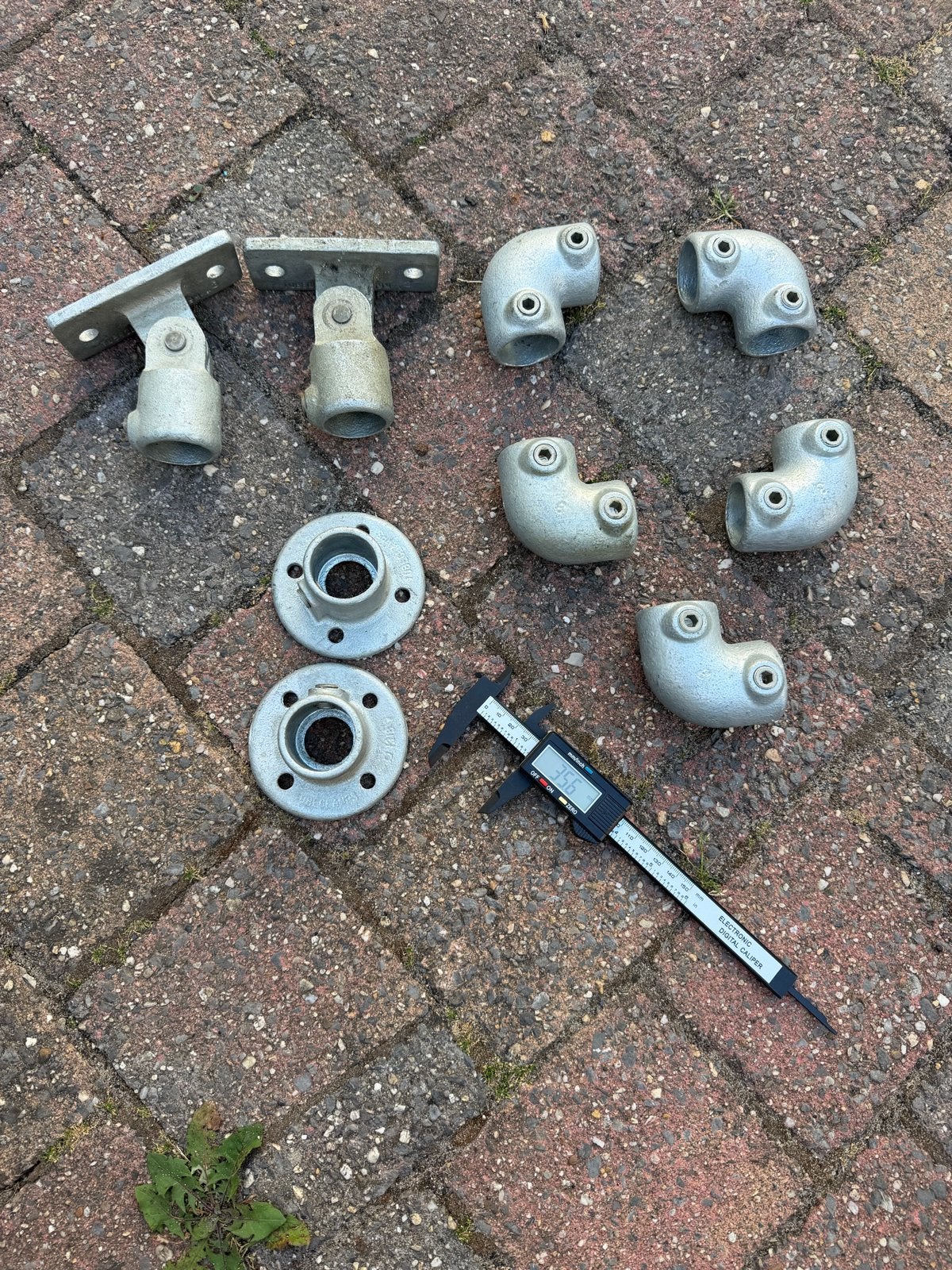 Steigerbuis koppelingen - Diverse binnen maat 35,6 mm, Ophalen, Gebruikt
