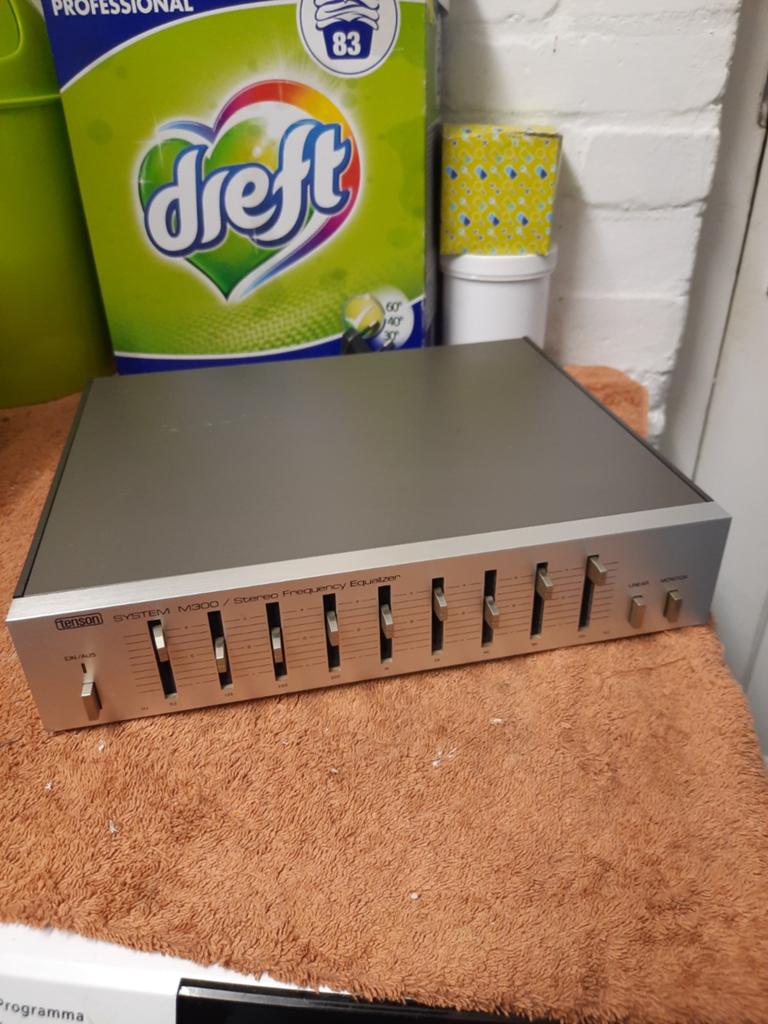 Nette Vintage Equalizer - Klein Model met DIN Aansluitingen, Overige merken, Gebruikt, Ophalen of Verzenden, Minder dan 60 watt