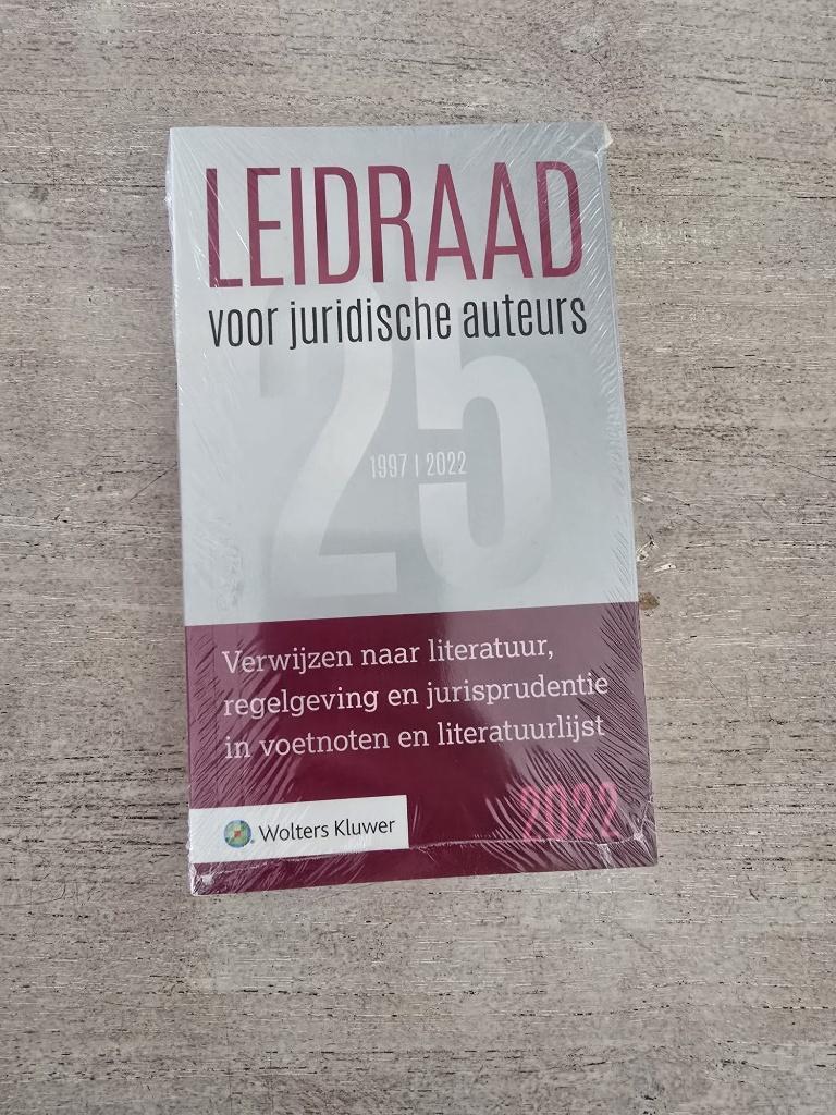 Leidraad voor juridische auteurs | 10e druk (2022) | NIEUW, Ophalen of Verzenden, Alpha, Nieuw, HBO